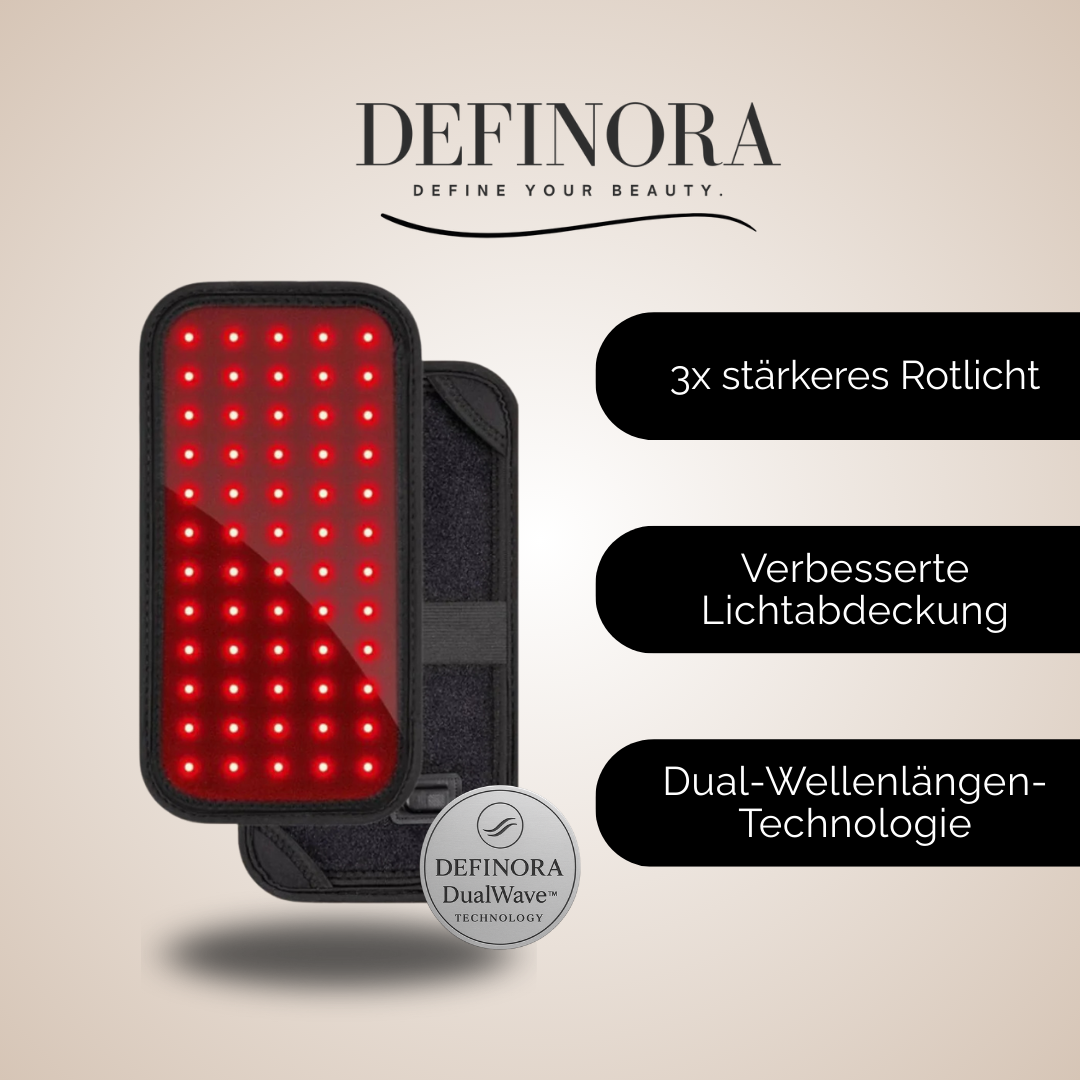 DEFINORA™ Arm | Dual-Wellenlängen Rotlicht-Armwrap mit 3-Lagen-Lift-Technologie™