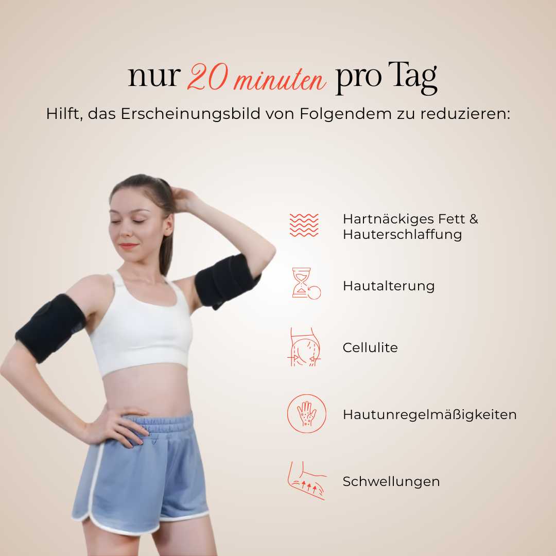 DEFINORA™ Arm | Dual-Wellenlängen Rotlicht-Armwrap mit 3-Lagen-Lift-Technologie™