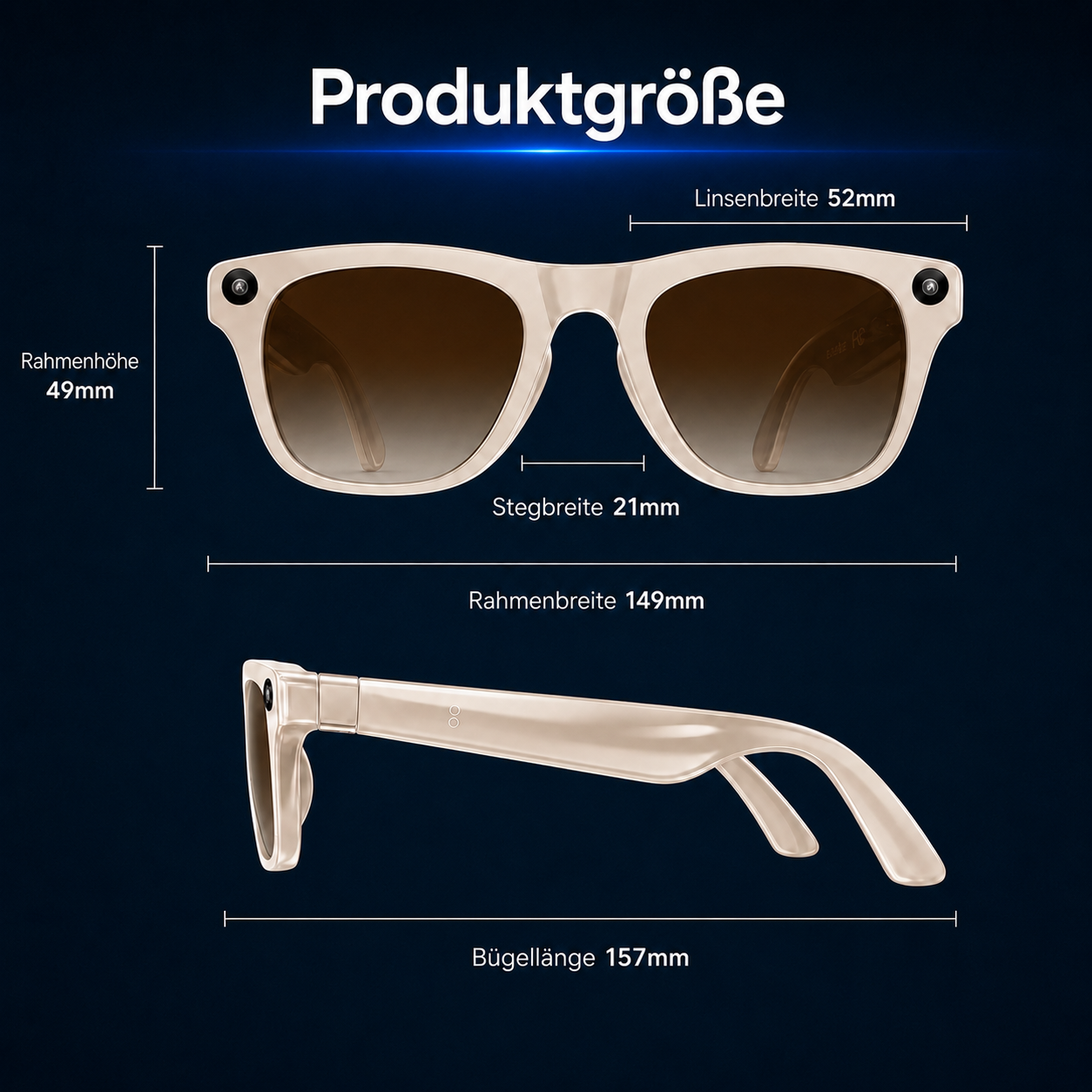 Vexors Lite – KI-Kamera-Brille