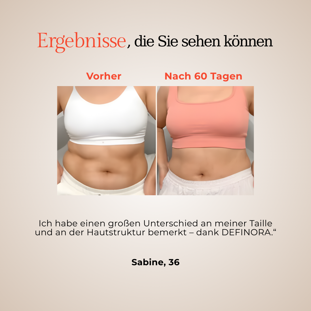 DEFINORA™ Waist | Dual-Wellenlängen Rotlichtgürtel mit 3-Lagen-Lift-Technologie™