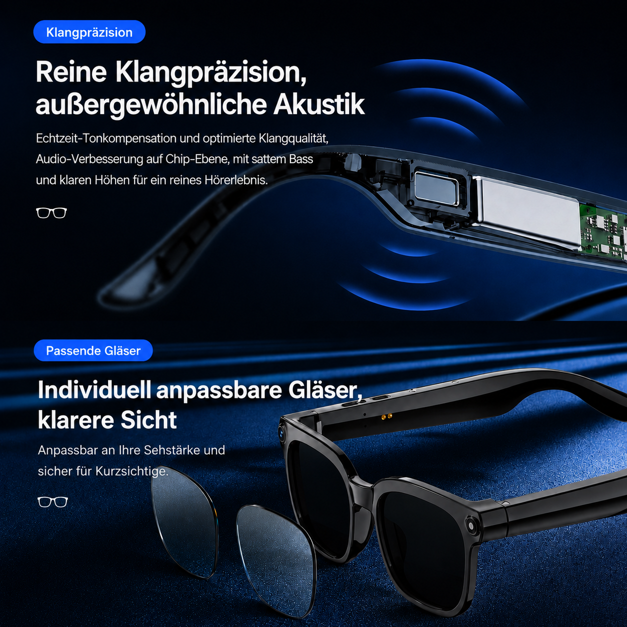 Vexors Vista – KI-Kamera-Brille mit Sound & Übersetzung
