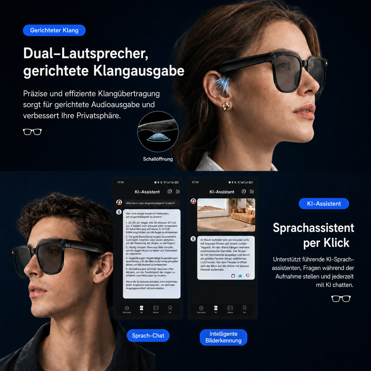 Vexors Vista – KI-Kamera-Brille mit Sound & Übersetzung