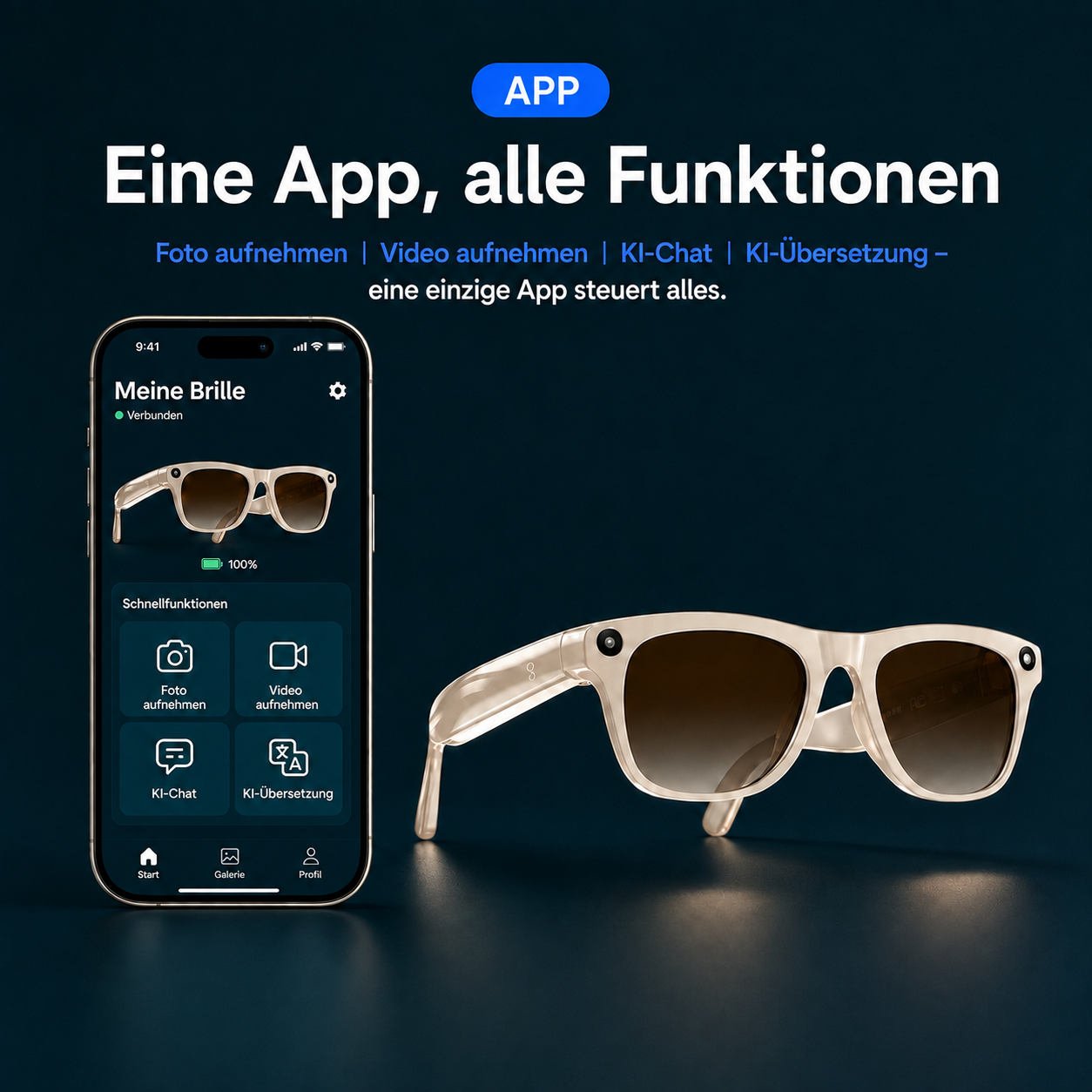 Vexors Lite – KI-Kamera-Brille